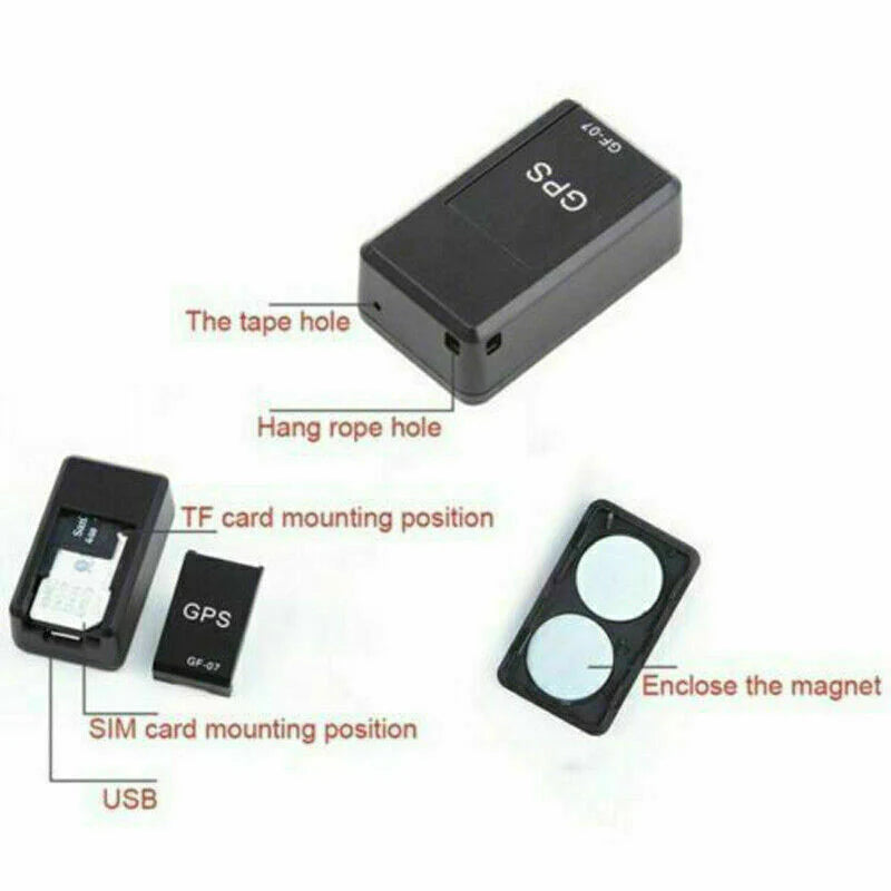 Real-Time Mini Magnetic GPS Tracker for Cars & Trucks - GSM GPRS Locator in the USA