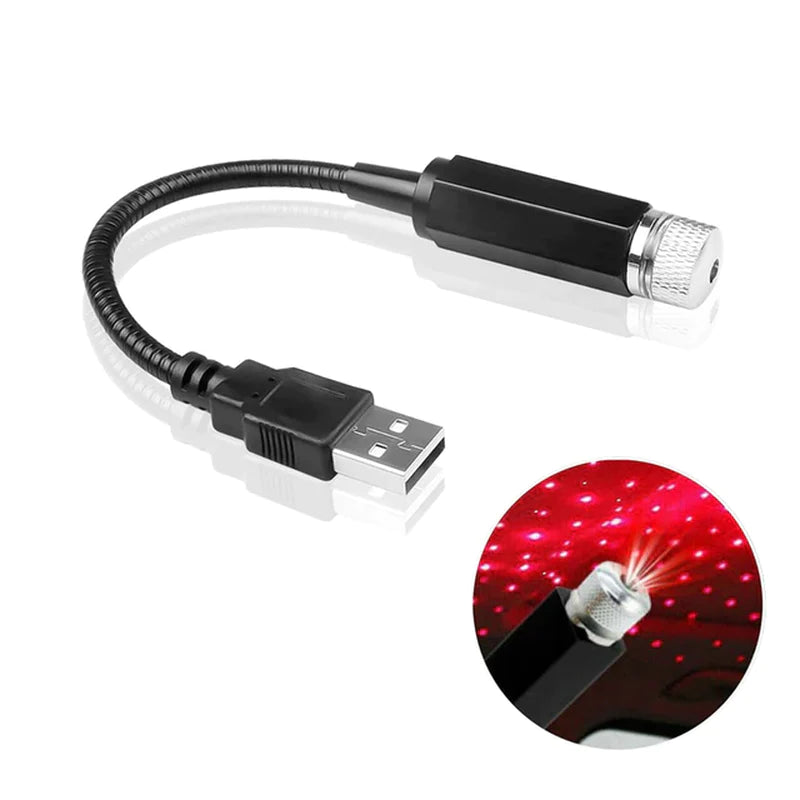 Enchanting LED Star Night Light Projector for Cars - Transform Your Ride with a Galaxy Atmosphere!
