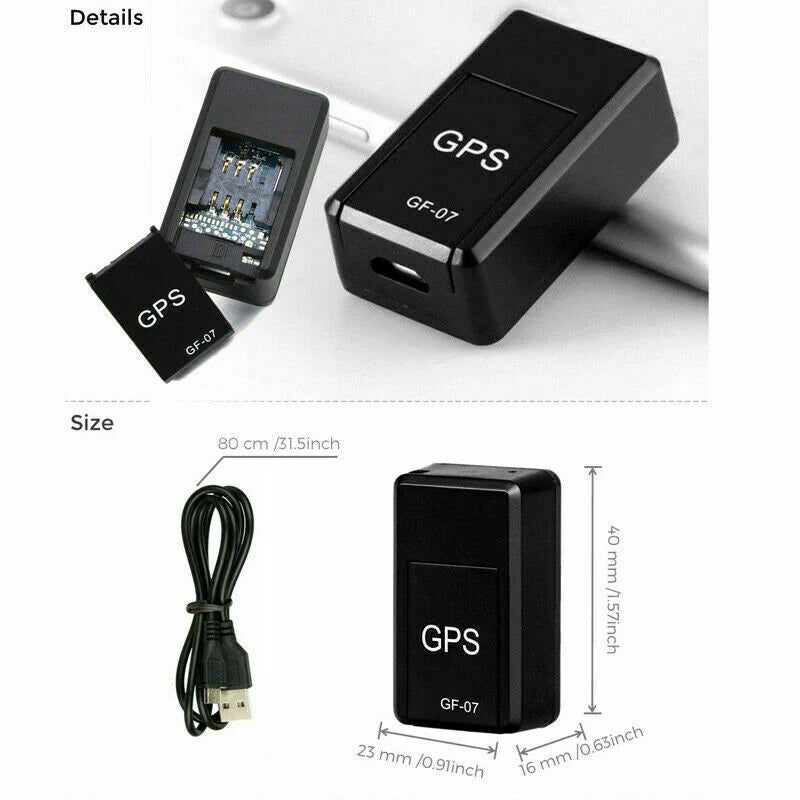 Real-Time Mini Magnetic GPS Tracker for Cars & Trucks - GSM GPRS Locator in the USA