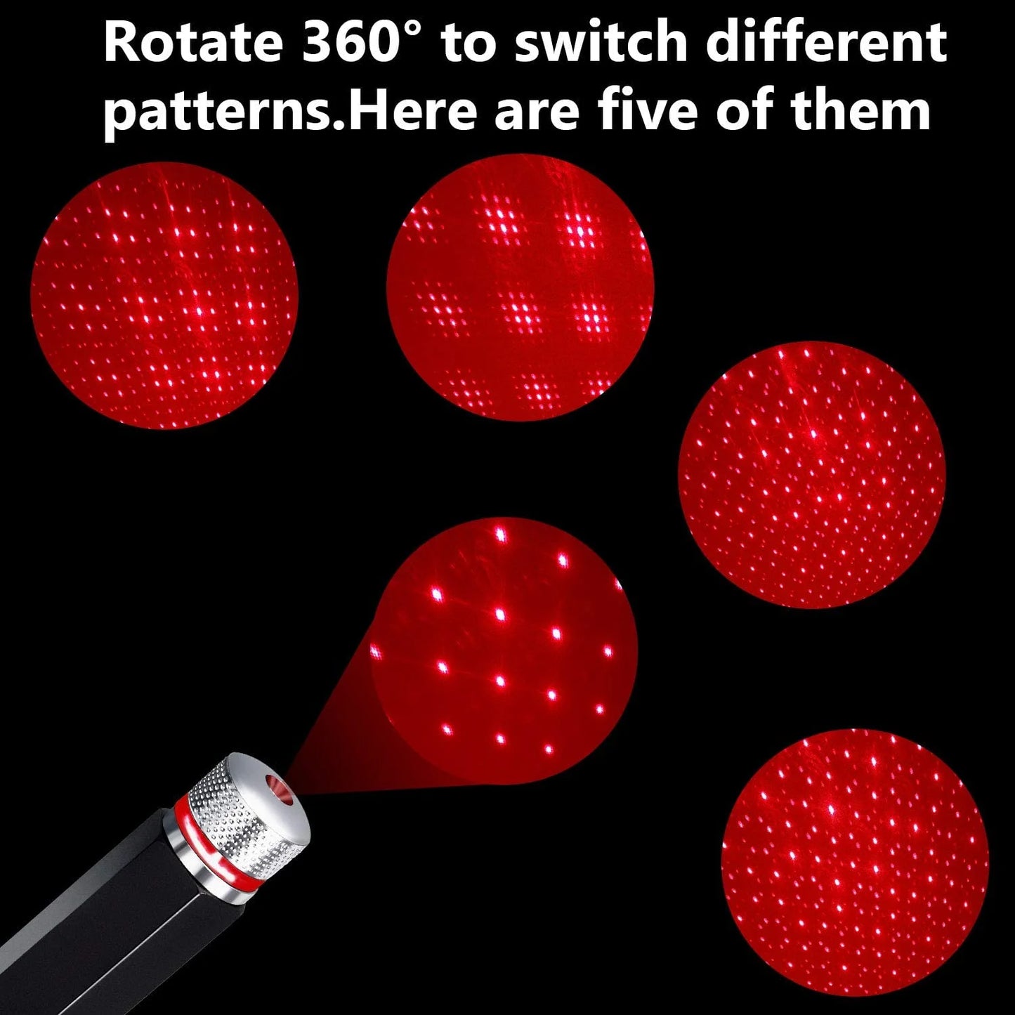 Enchanting LED Star Night Light Projector for Cars - Transform Your Ride with a Galaxy Atmosphere!