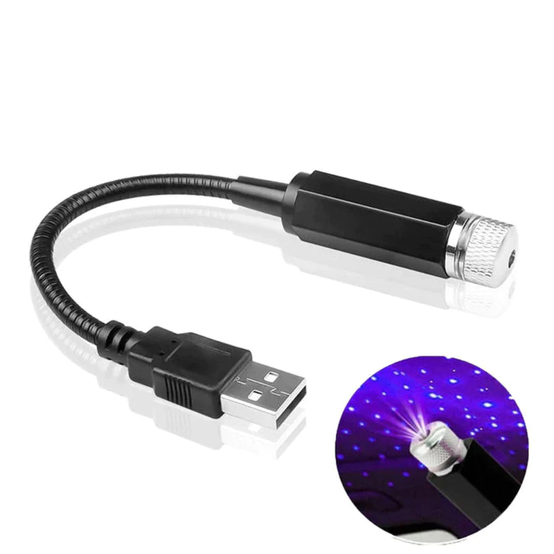 Enchanting LED Star Night Light Projector for Cars - Transform Your Ride with a Galaxy Atmosphere!