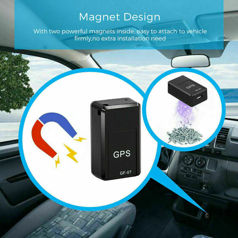 Real-Time Mini Magnetic GPS Tracker for Cars & Trucks - GSM GPRS Locator in the USA