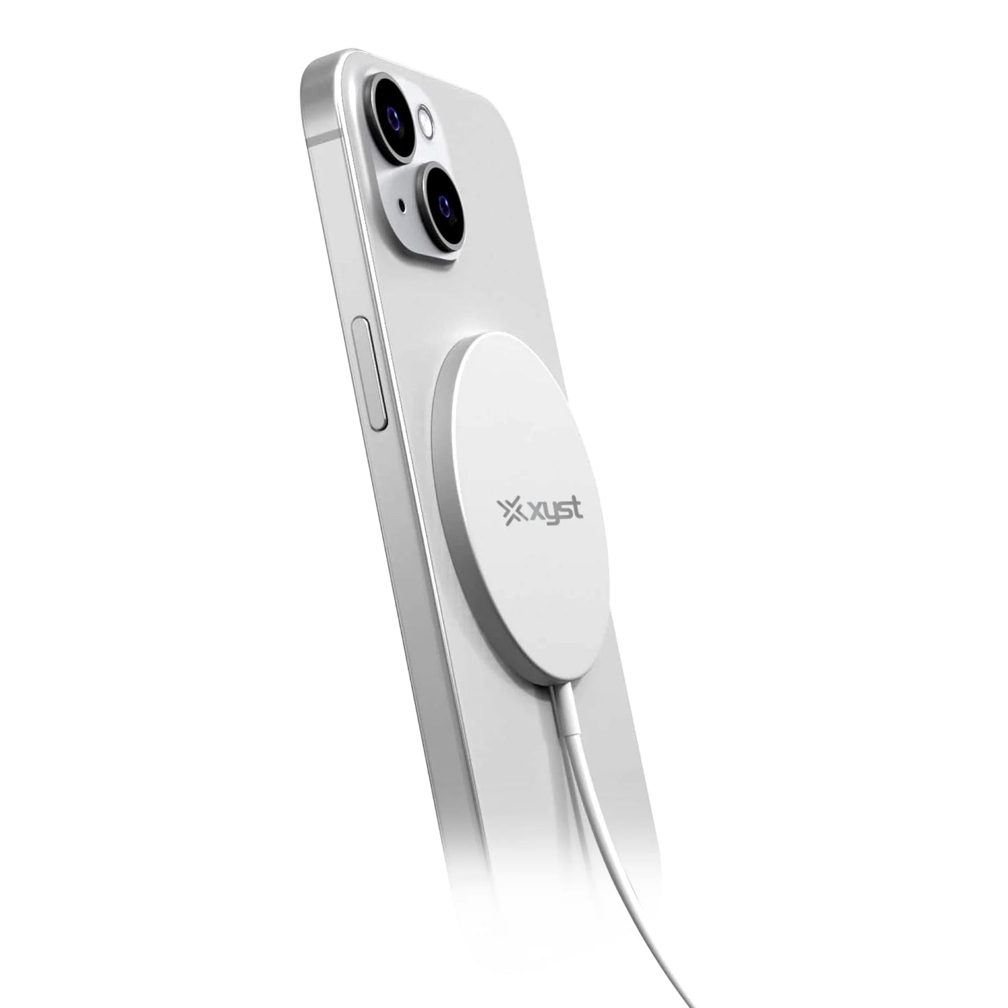 Xyst 15-Watt Magsafe Wireless Charger with Built-In USB-C Cable