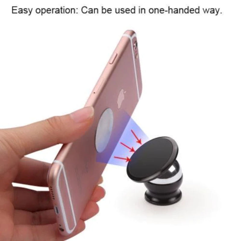 Universal 360° Magnetic Car Dash Mount for Phones & Tablets - Secure & Convenient Holder