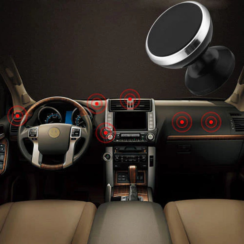 Universal 360° Magnetic Car Dash Mount for Phones & Tablets - Secure & Convenient Holder