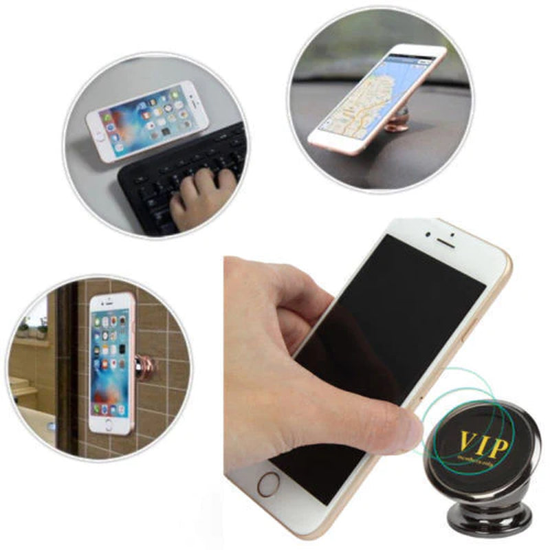Universal 360° Magnetic Car Dash Mount for Phones & Tablets - Secure & Convenient Holder