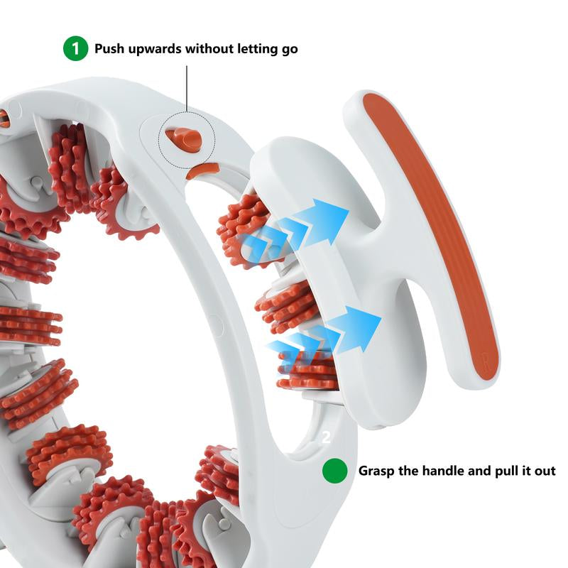 Soulyis Cellulite Manual Push-Pull Roller - Deep Tissue Pain Relief, Body Sculpting, Anti-Inflammation and Fast Recovery, Pilates Equipment & Yoga Gear & Massage & Fitness & Holiday Gifts