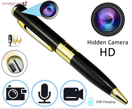 Mini Hidden Pen Camera - 1080P HD Pocket Audio Video Recorder for Ultimate Security