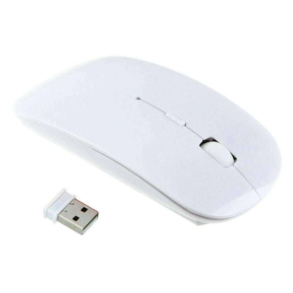 2.4GHz Wireless Optical Mouse for Apple Mac, MacBook Pro, Air & PC - Sleek and Stylish Design