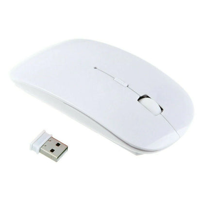 2.4GHz Wireless Optical Mouse for Apple Mac, MacBook Pro, Air & PC - Sleek and Stylish Design