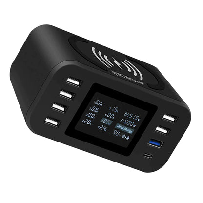 Ultra-Fast Qi Wireless Charger 60W - Quick Charge 3.0 Station for Samsung S9, S8, Mi, Nexus, LG, Sony, Moto, Nokia