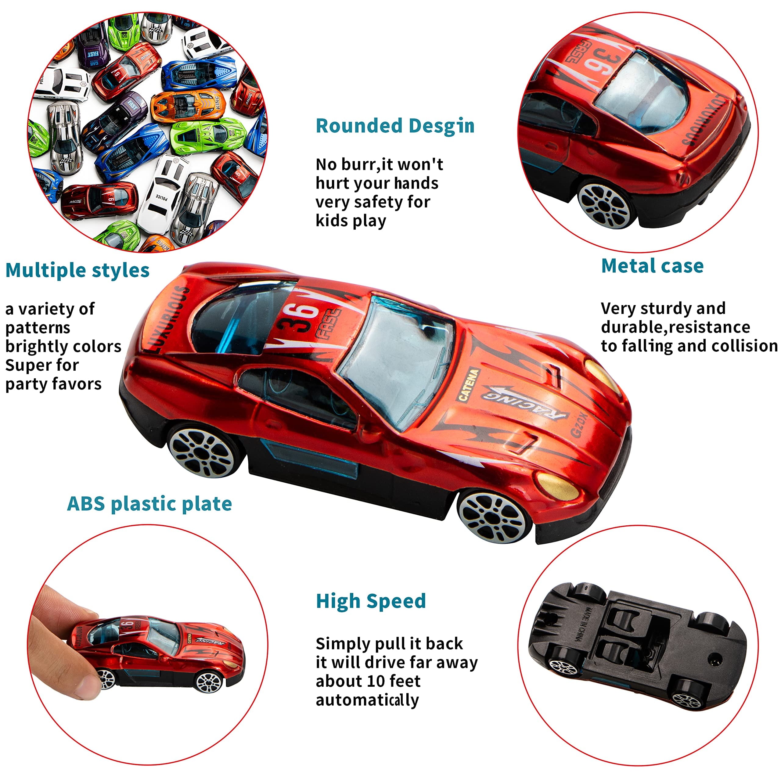 28 Packs Valentines Day Cards with Die-Cast Racing Cars Vehicle for Kids Boys, Valentines School Class Gifts, Valentine Exchange Cards Party Favors for Boys Girls