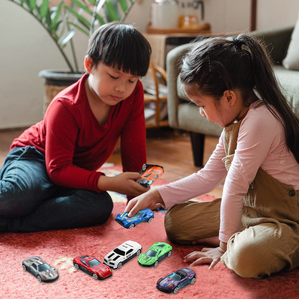 28 Packs Valentines Day Cards with Die-Cast Racing Cars Vehicle for Kids Boys, Valentines School Class Gifts, Valentine Exchange Cards Party Favors for Boys Girls