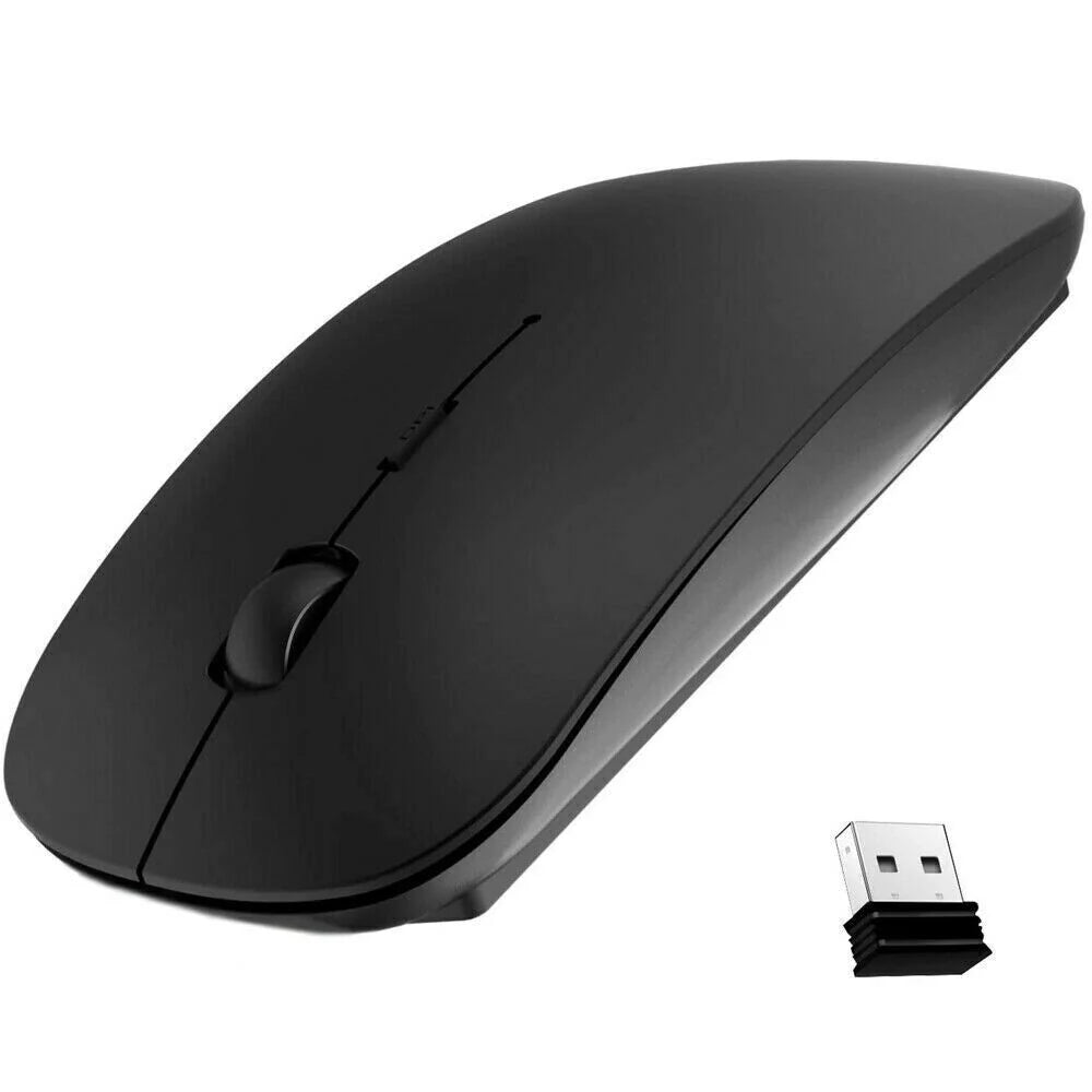 2.4GHz Wireless Optical Mouse for Apple Mac, MacBook Pro, Air & PC - Sleek and Stylish Design