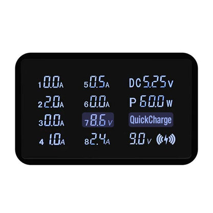 Ultra-Fast Qi Wireless Charger 60W - Quick Charge 3.0 Station for Samsung S9, S8, Mi, Nexus, LG, Sony, Moto, Nokia