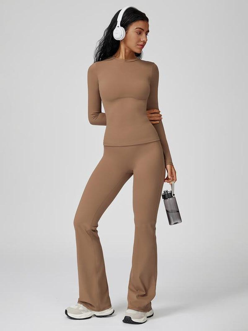 Women'S Sporty Tracksuit Set, Yoga Tracksuit Set, Casual Two-Piece, Comfortable Athletic Wear, Ideal for Gym & Daily Activities