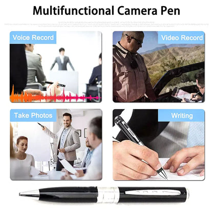 Mini Hidden Pen Camera - 1080P HD Pocket Audio Video Recorder for Ultimate Security