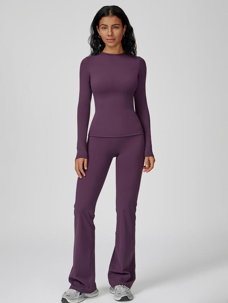 Women'S Sporty Tracksuit Set, Yoga Tracksuit Set, Casual Two-Piece, Comfortable Athletic Wear, Ideal for Gym & Daily Activities