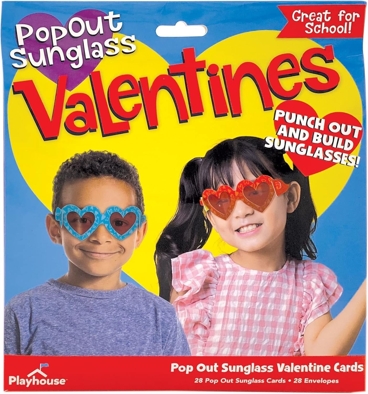 Silly Joke Scratch-Off 28 Card Super Valentine Exchange Pack for Kids